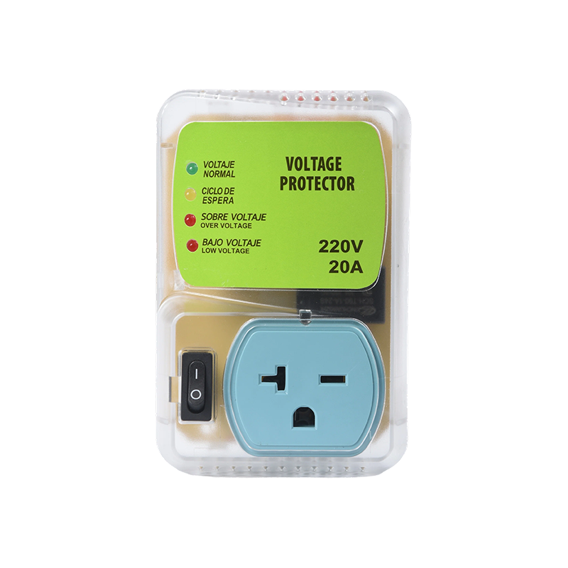 HWTB-V002+CE 220V 15A Adjustable Automatic Voltage Protector para sa Air Conditioner